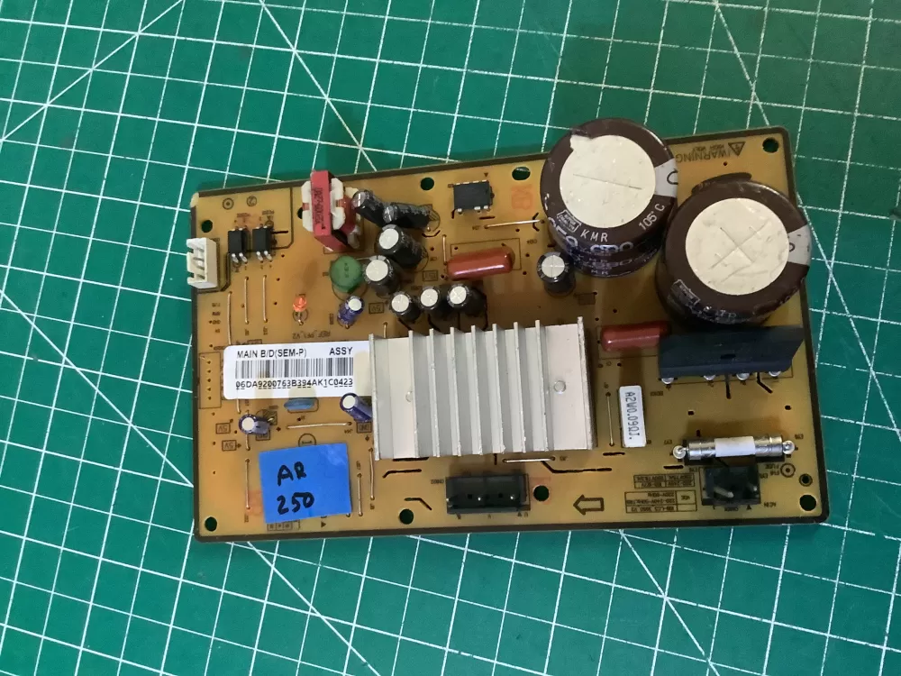 Samsung DA92-00763B Refrigerator Control Board Inverter AZ192390 | AR250