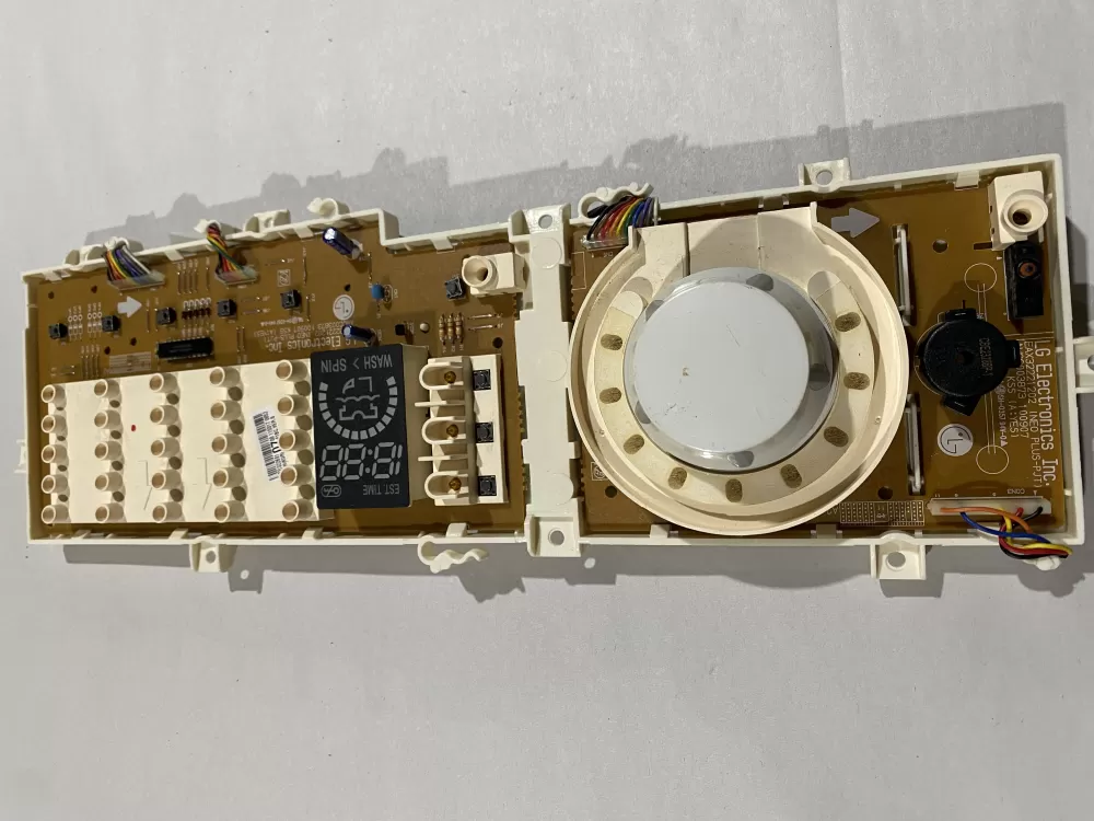 LG EBR32268107 Washer User Interface Display Control Board