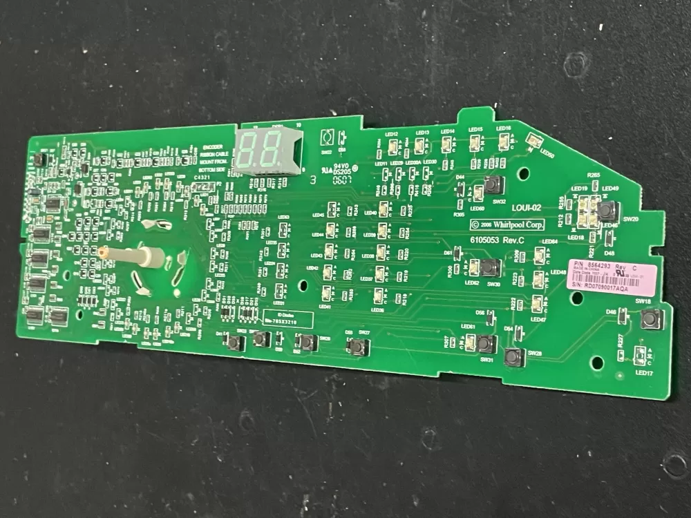 Whirlpool 8564293 8563974 Dryer Control Board AZ21675 | WM1173