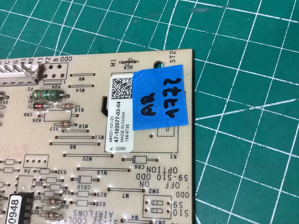 Rheem Air Handler Control Board 47-102077-02-04 156-9735 AZ190492 | AR1772