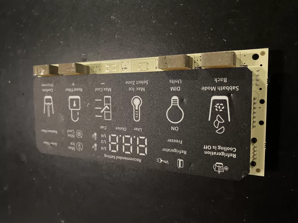 Whirlpool W10417073 Refrigerator Control Board Dispenser