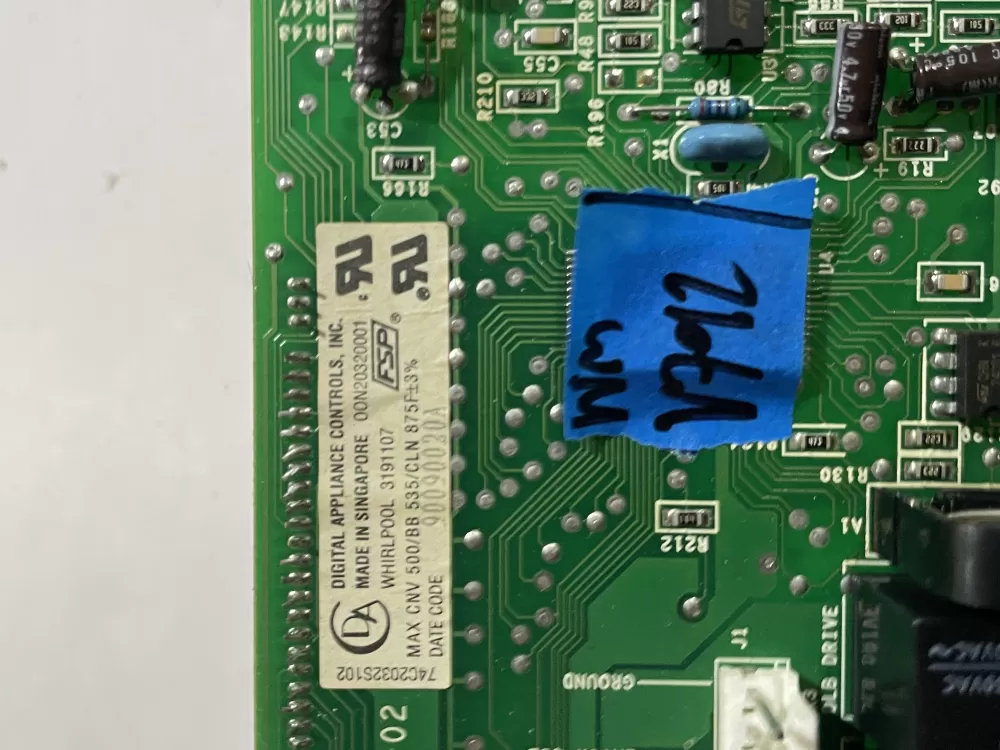 Genuine Whirlpool Range Control Board 3191107 AZ185894 | Wmv792