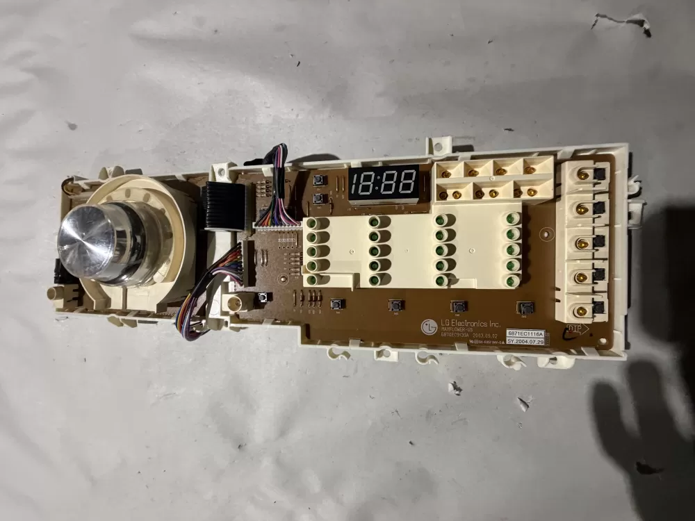 LG 6871EC1116A  067011270BD Washer Control Board