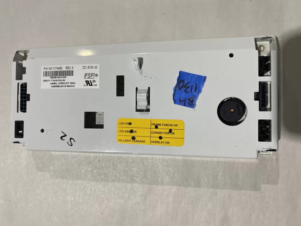 Whirlpool AP6339585 Refrigerator Dispenser Control Board AZ104857 | BK1130