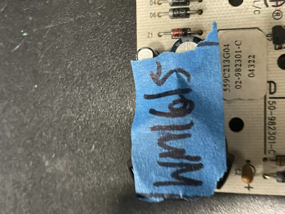 GE 559C213G05 50-982301- 50-982301- Dryer Control Board AZ7724 | WM1615