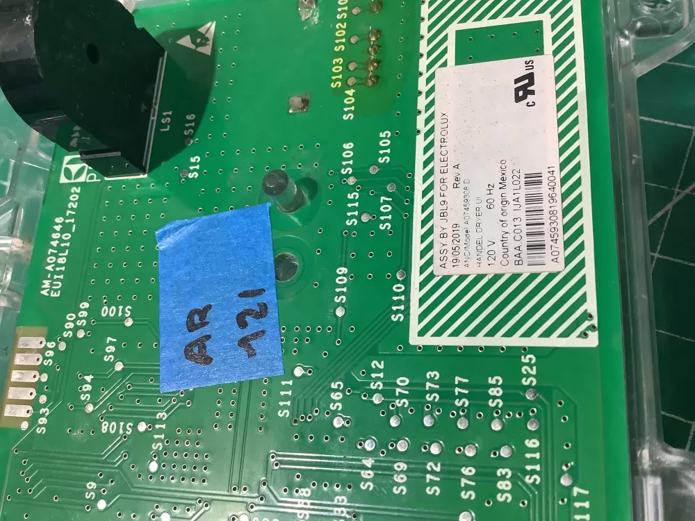 Frigidaire A07459307 A07459308 Dryer Control AZ193943 | AR121