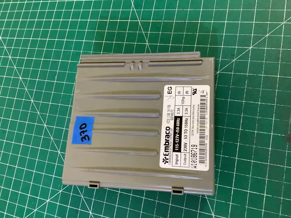 Whirlpool W1089391 Refrigerator Compressor Inverter Control AZ204244 | NR370