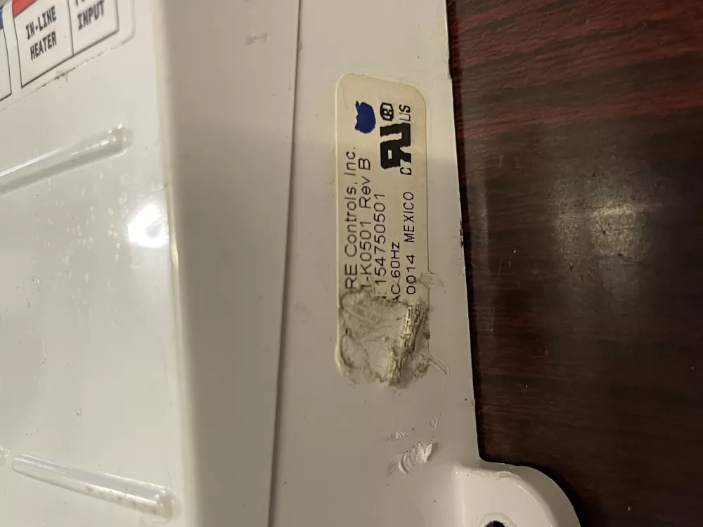 Frigidaire Electrolux Control Board 15475050 SF2801-K0501 Rev C AZ98580 | Wm1633