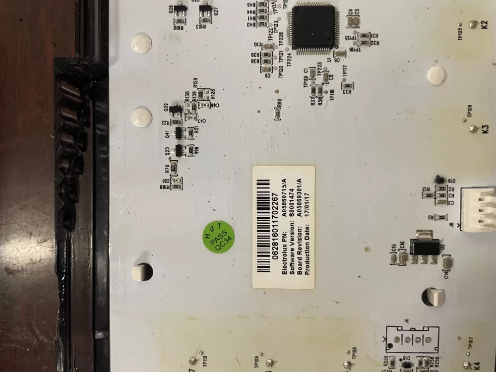 Electrolux A05860716/B A05869301/A Washer Main Control Board AZ38749 | KM256