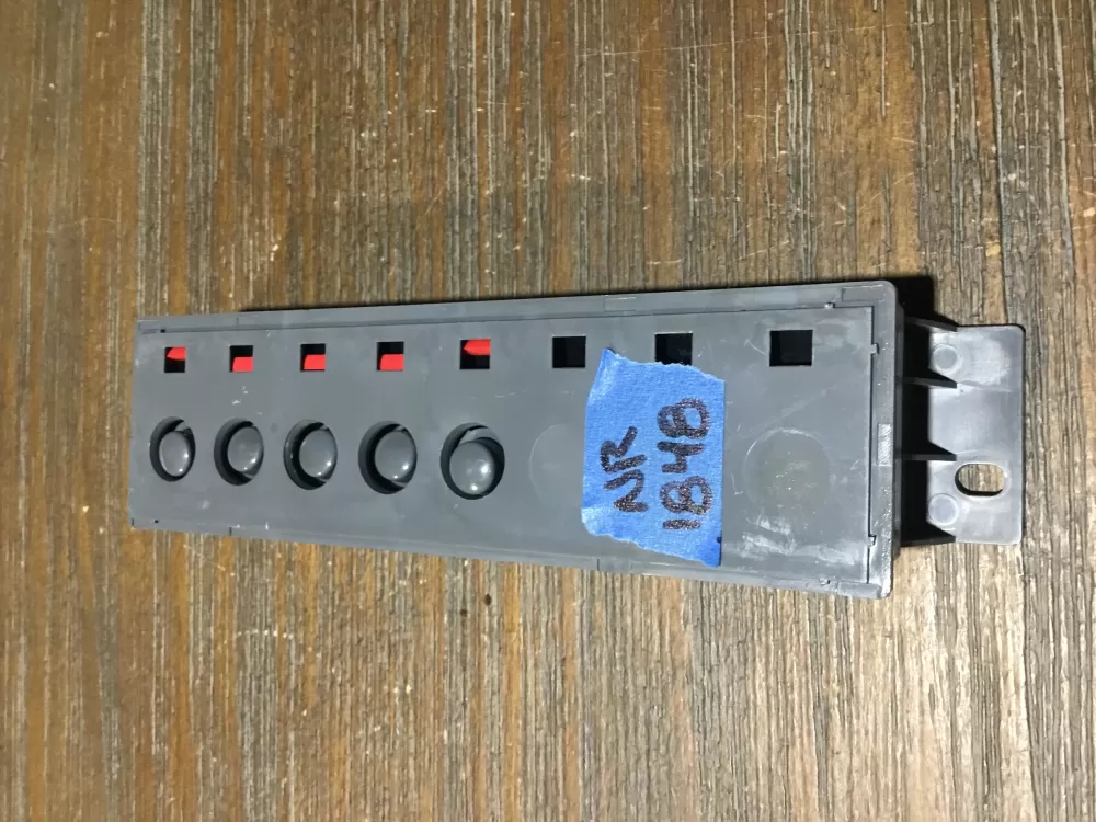 GE Hotpoint 165D5576P033 Dishwasher Button Control Panel AZ51801 | NR1848