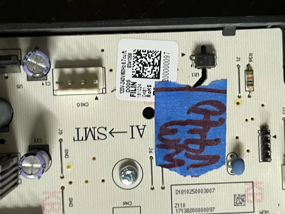 Midea 17138200003651 17138200000097 Dryer Control Board AZ47696 | Wmv440