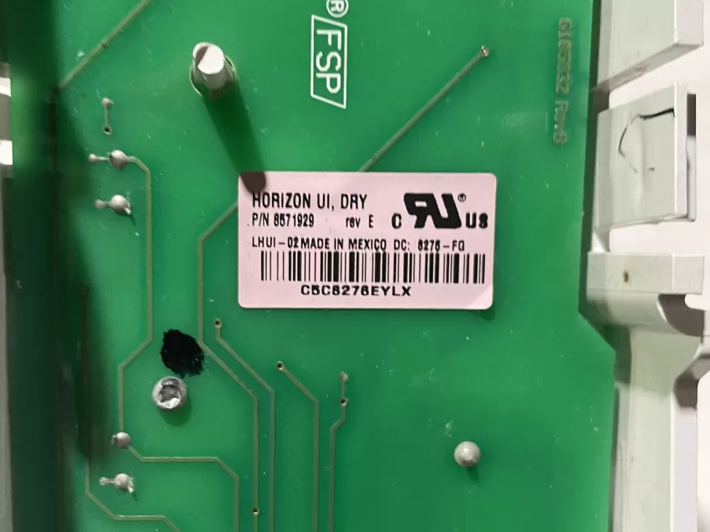 Whirlpool 8571929 8571954 8571955 Dryer Control Board AZ120138 | Wmv696
