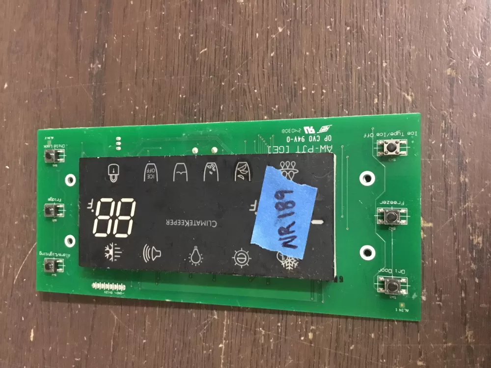 Samsung DA41-00475E Refrigerator Control Board UI LED AZ17804 | NR189