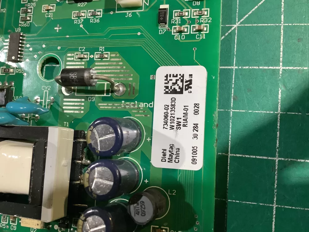 Whirlpool W10213583D Refrigerator Control Board AZ165327 | NR2549