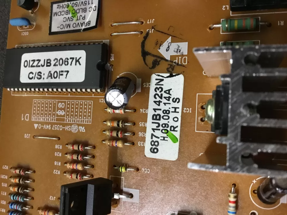LG Kenmore 6871JB1423B AP4439541 Refrigerator Control Board AZ99800 | NR95