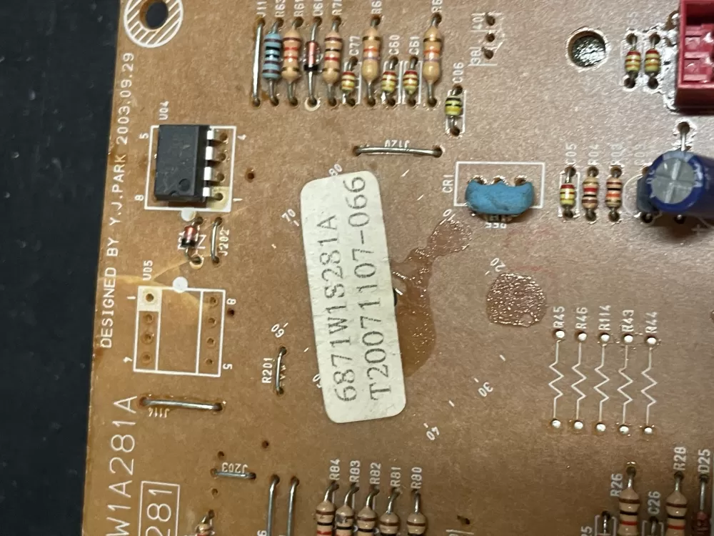 LG 6871W1S281A EBR78569501 Microwave Control Board Main AZ21550 | WM1149