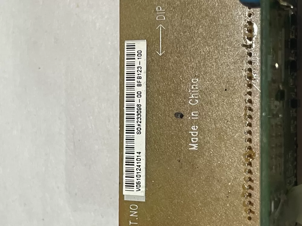 GE BFB123-100 Microwave Control Board V05101241014 AZ152518 | Wm1503