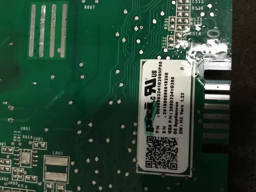 GE 265D3241G200 Dishwasher Control Board AZ102921 | NR379