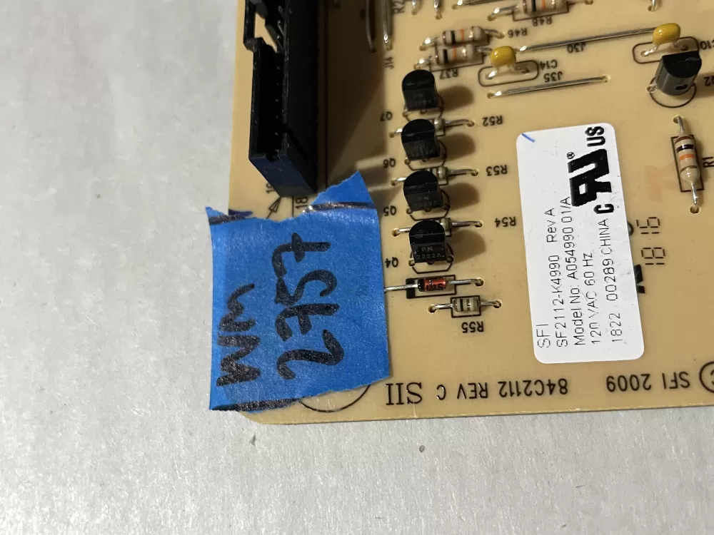 Frigidaire Dishwasher Control Board SF2112-K4990 A054990 01A AZ197851 | Wm2757