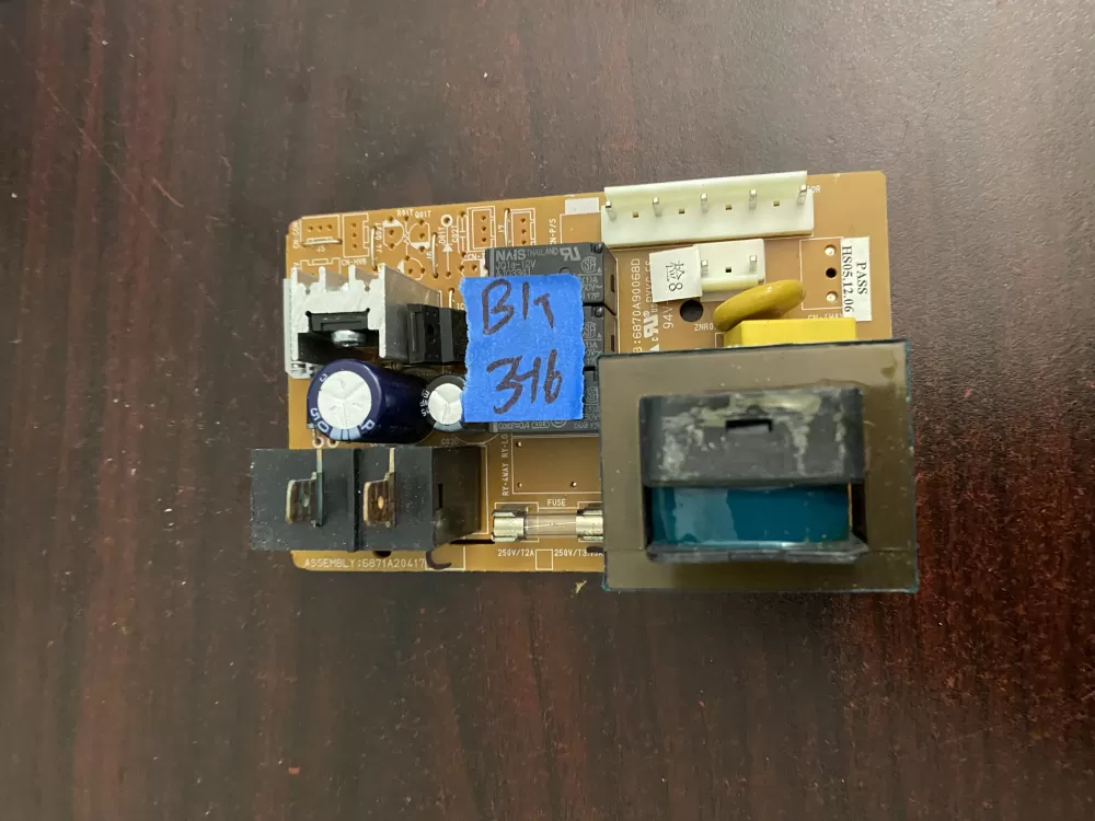 LG Air Conditioner Control Board Part # 6871A20417C 6870A90068D AZ35988 | BK346