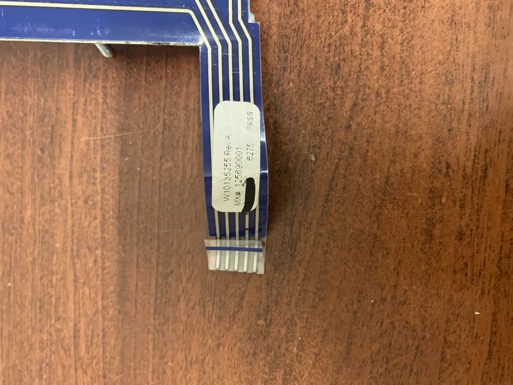 Whirlpool Backer Switch Membrane For Commercial Washer Dryer AZ45527 | BK207