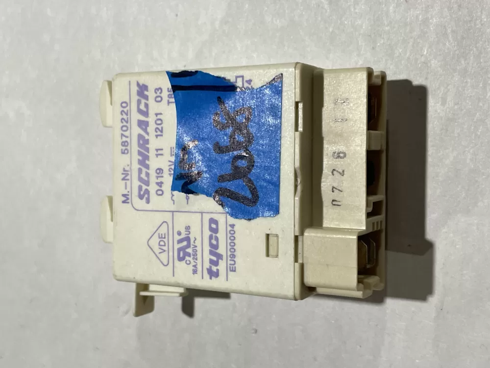 Miele 5870220 Dishwasher Heating Element Relay AZ186599 | Wm2585