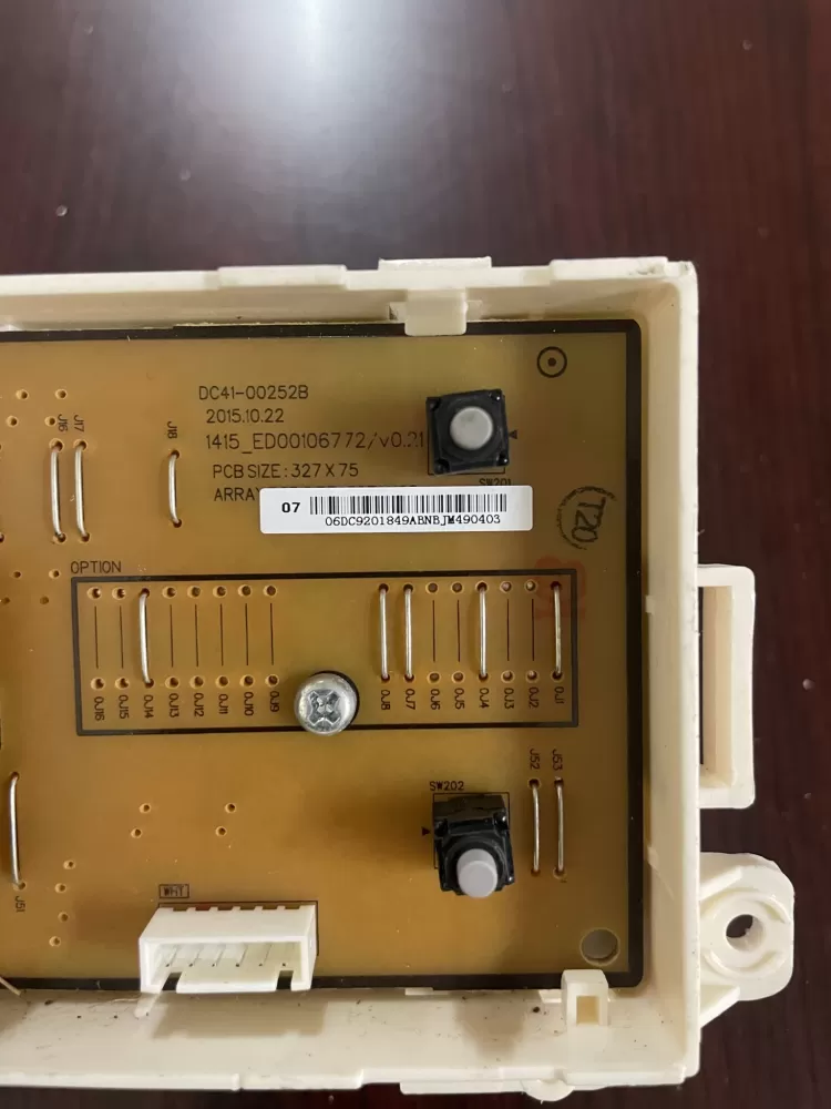 Samsung DC92 01849A Washer Control Board AZ83375 | KMV465