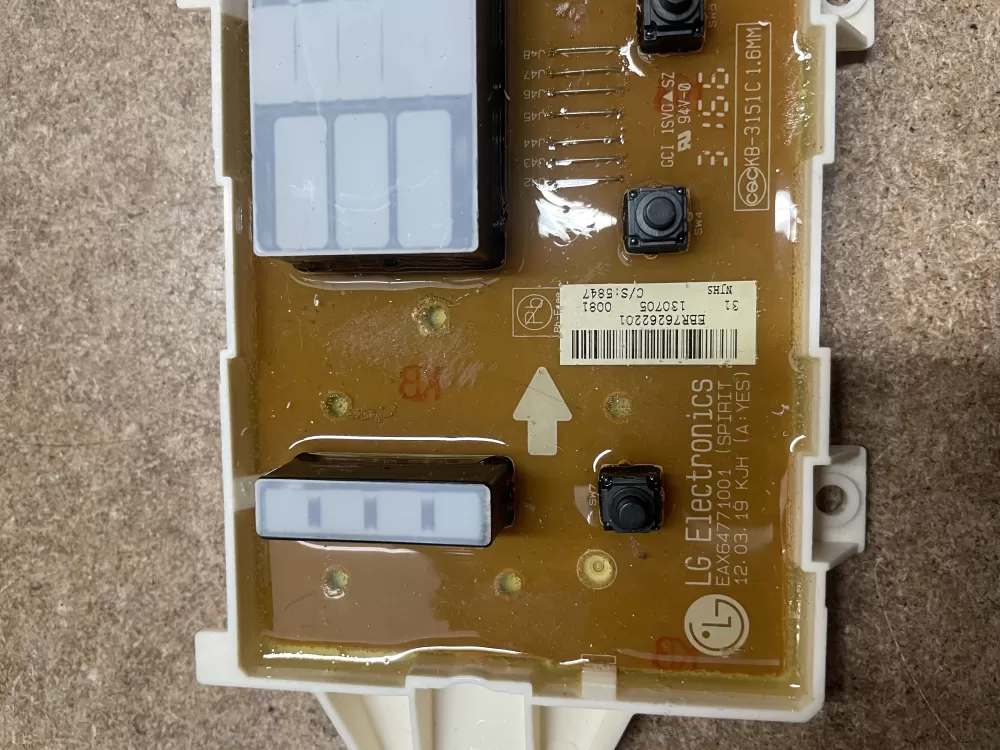 LG EBR76262201 EBR75446006 PS7793226 Washer Board AZ13175 | KM1102