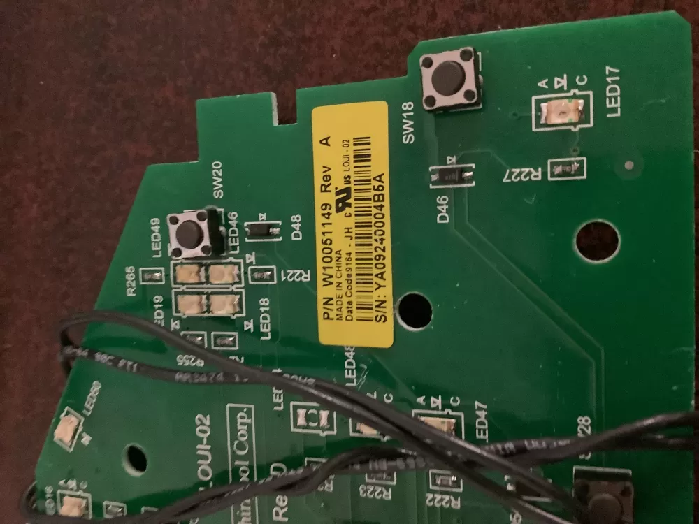 W10051149 WPW10051149 PS11748073 Washer Control Board AZ170398 | CG745