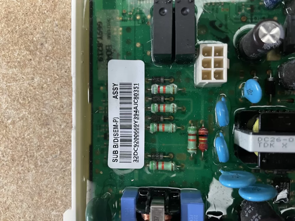 Samsung DC92-01596B DC92-01606B Dryer Control Board AZ9334 | KM1515