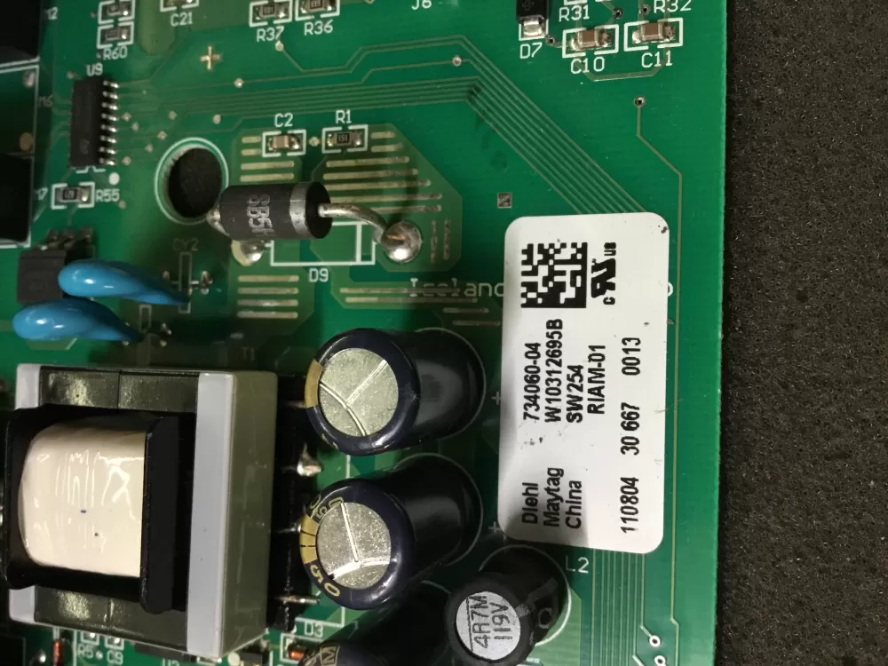Whirlpool Maytag W10312695B Refrigerator Control Board AZ99698 | NR111