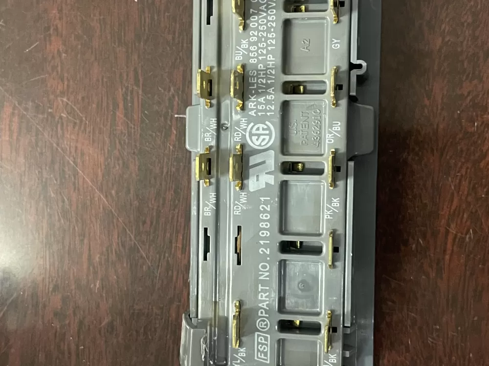 Whirlpool Maytag 2198621 Refrigerator Control Board Dispenser AZ52252 | KM1901