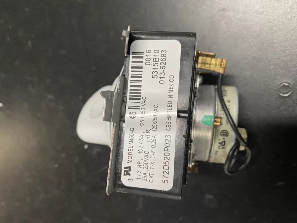 GE 572D520P023 WE4M284 Dryer Timer
