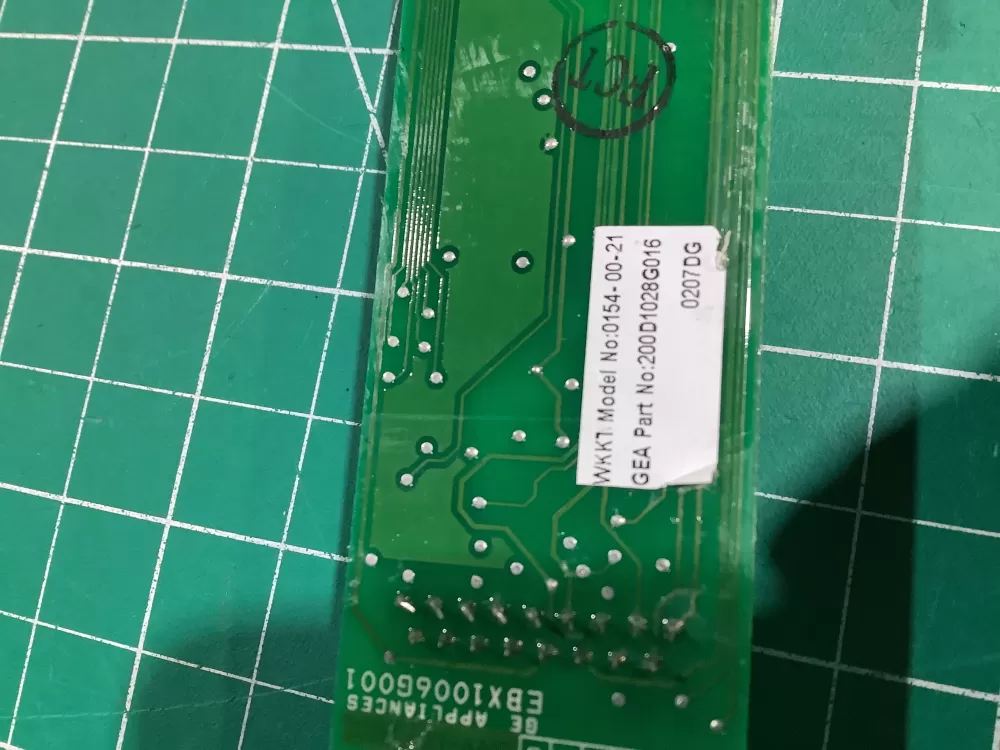 GE 200D1028G016 Refrigerator LED UI Display Control Board AZ140682 | NR1765