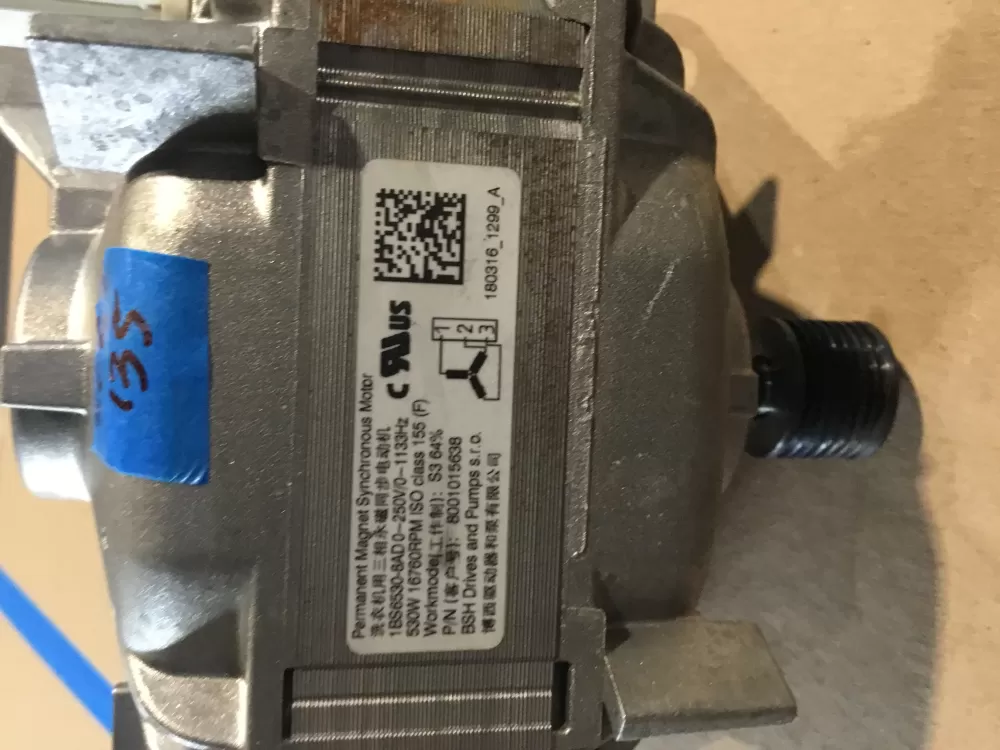 Bosch  00145836  8001015638  1BS6530-8AD Washer Drive Motor