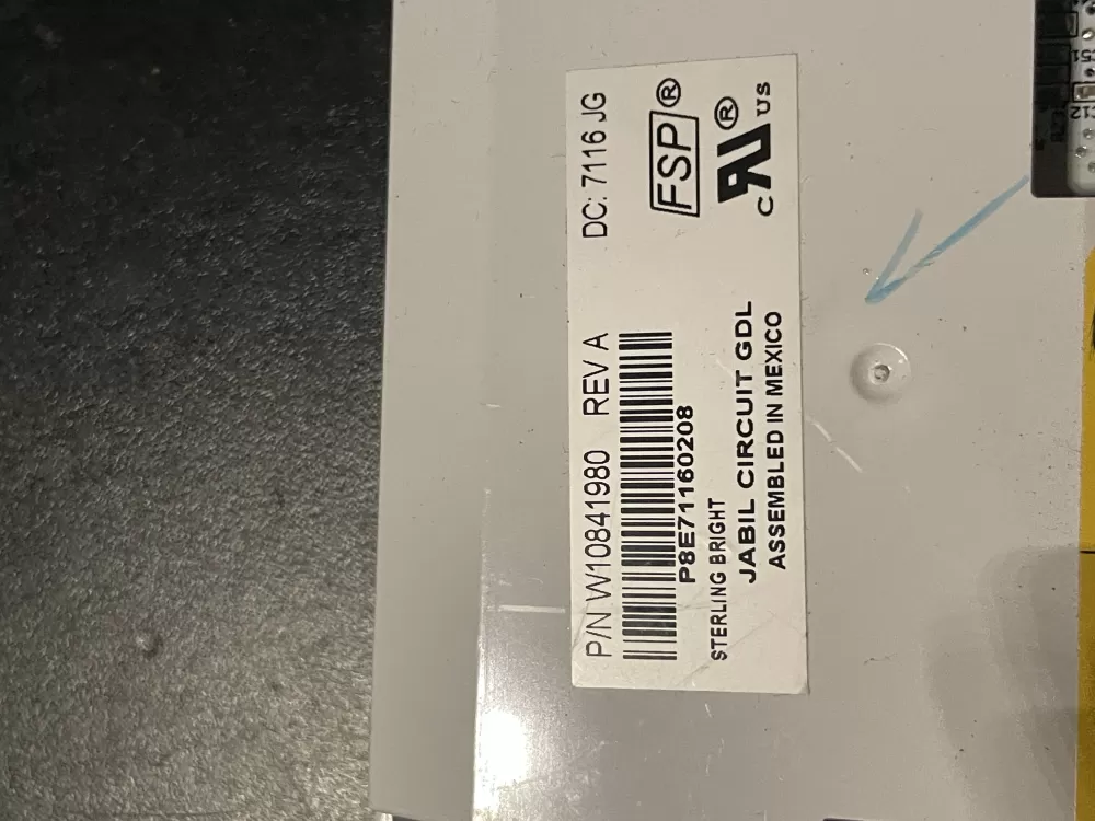 Whirlpool W10841980 Refrigerator Control Board AZ28548 | WM230