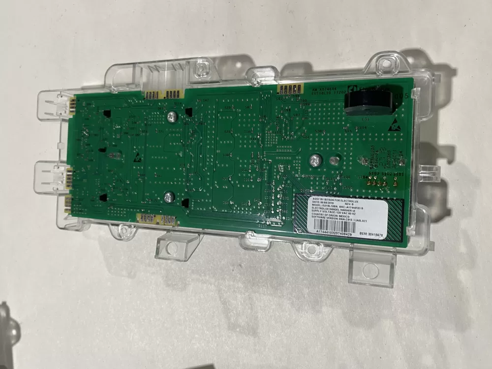 Electrolux A17444103C A17444104B Dryer Control Board Assembly AZ105209 | BK617