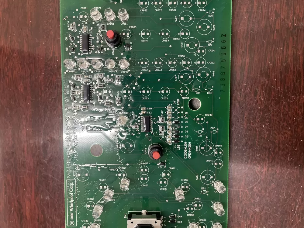 Whirlpool W10252245 Dryer Control Board AZ32055 | KM159