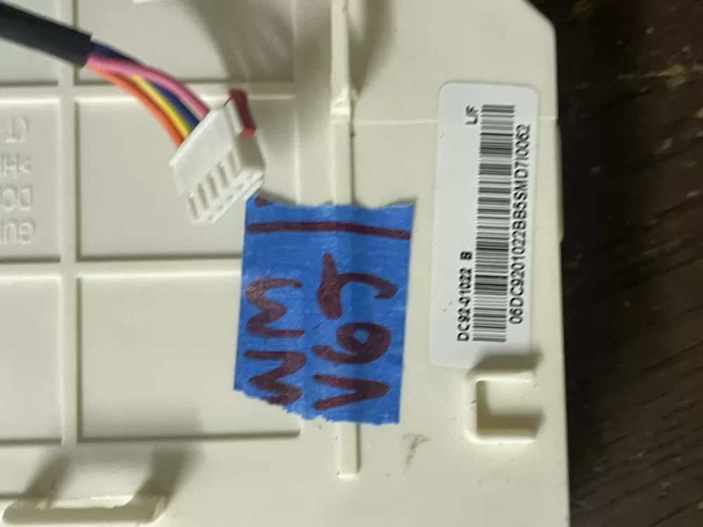 Samsung DC92 01022B Washer Control Board AZ44481 | Wmv65