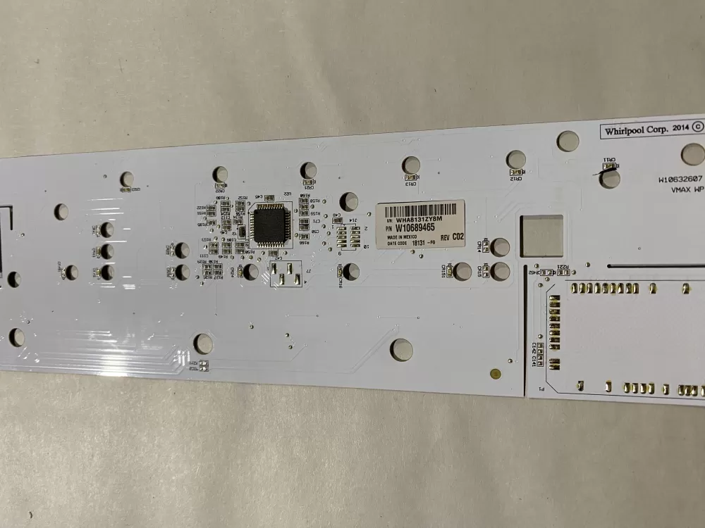 Whirlpool W10689465 Washer Control Board Interface AZ191322 | BKV876