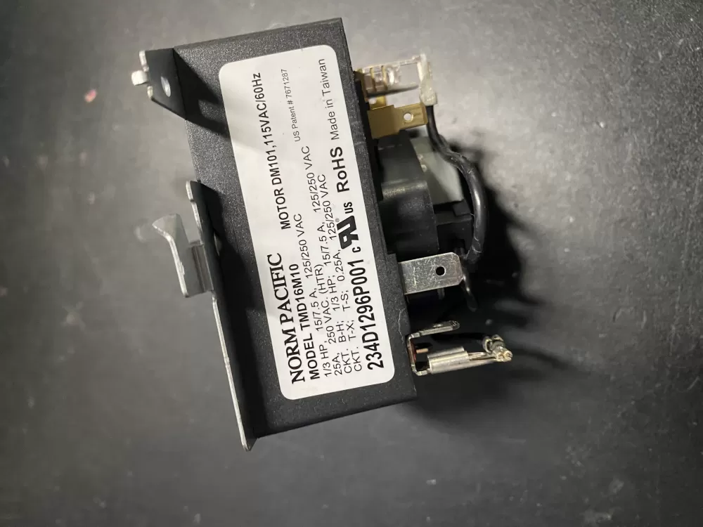 GE TMD16M10 234D1296P001 Dryer Timer AZ12656 | BK825