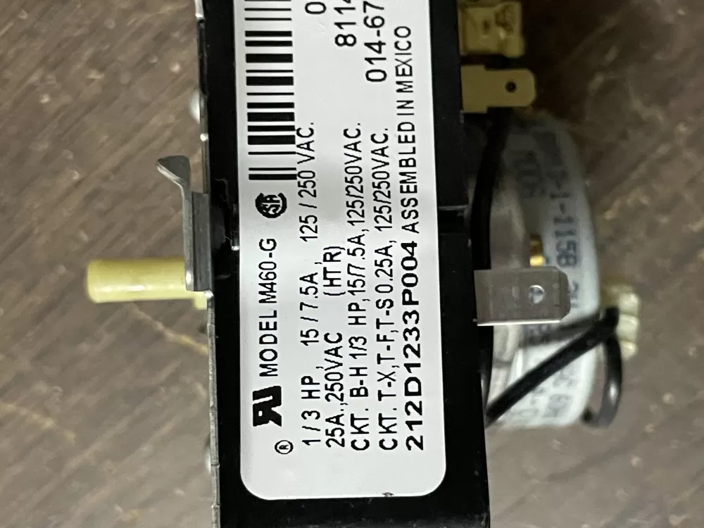 GE Hotpoint 212D1233P004 Dryer Timer AZ43634 | Wm1446