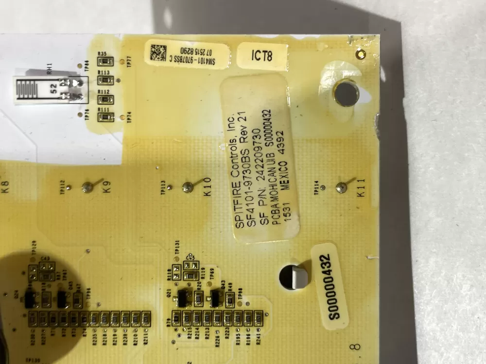 Frigidaire AP6285796 Refrigerator Display Control Board P# AZ201665 | Wm2392