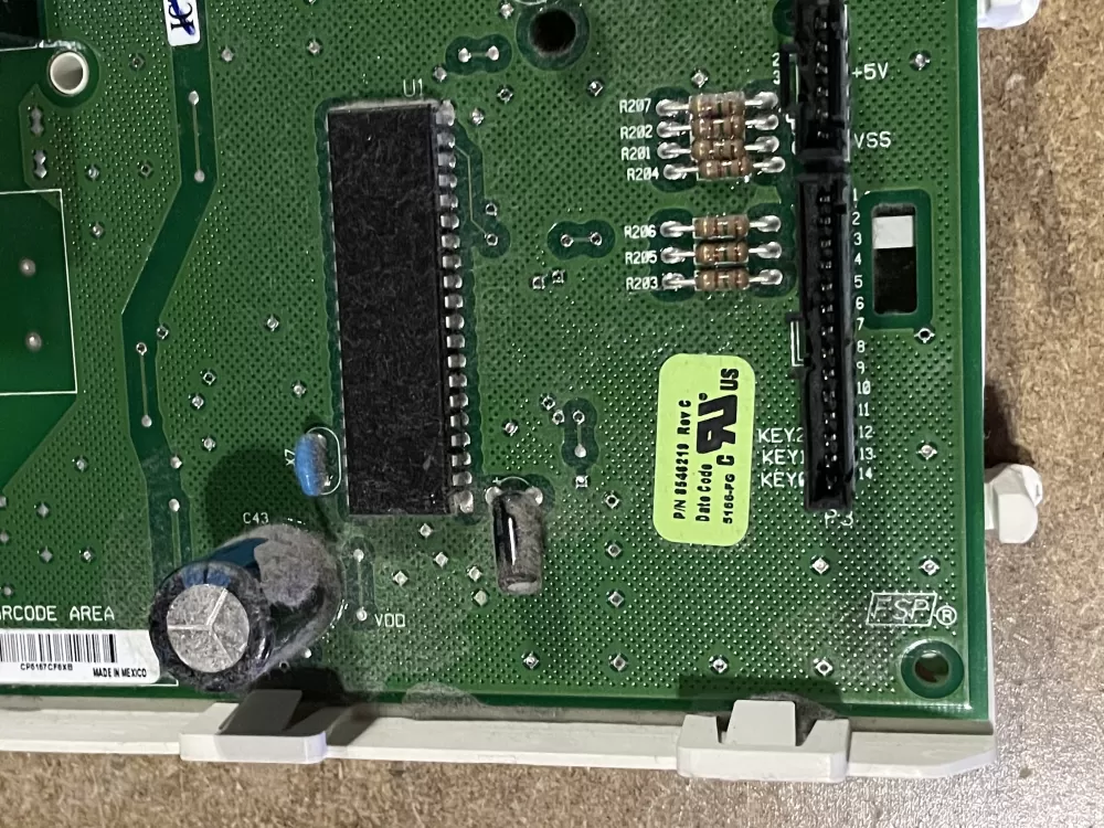 Whirlpool  Maytag  Kenmore WP8546219  AP6013143  8546219  1060737  3978889  3978917  3978918  3978918R  3980062  3980062R  661653  8546219EXCR  8546219R  8557308  8557308R  PS11746365  FGWPL502W7J Dryer Control Board