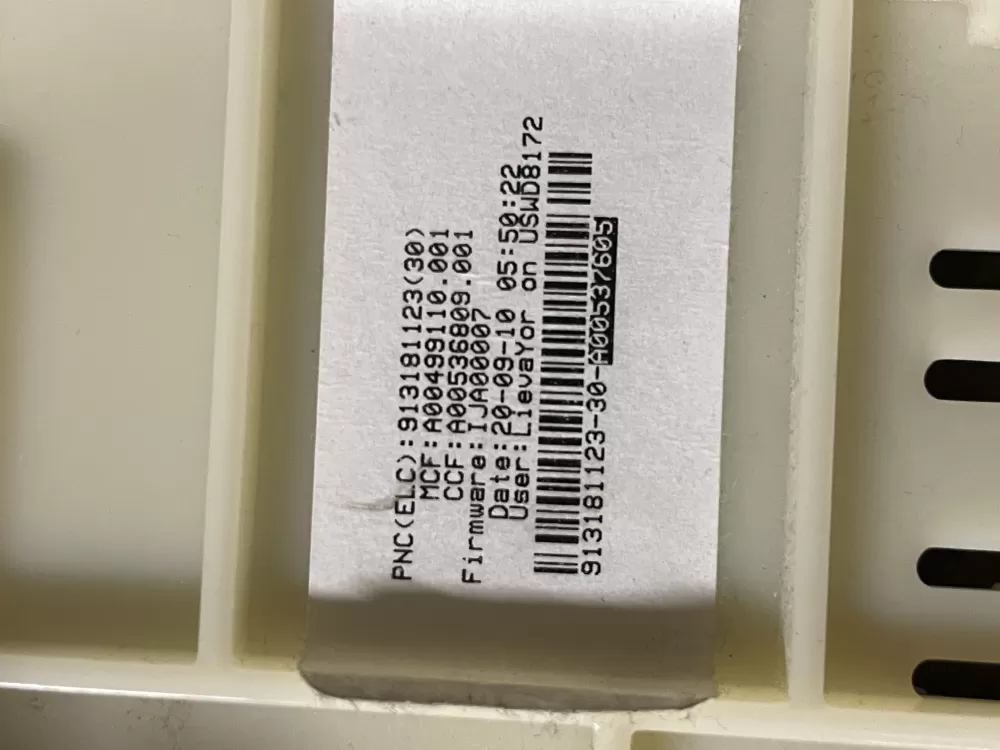 Frigidaire A00537605 5304500456 PD00029681 Washer Control Board AZ53587 | Wm1895