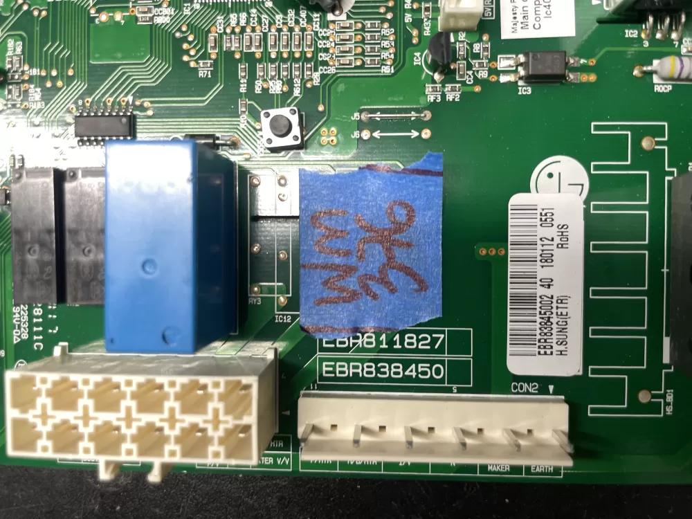 LG EBR83845002 Refrigerator Control Boadr AZ36081 | Wm376