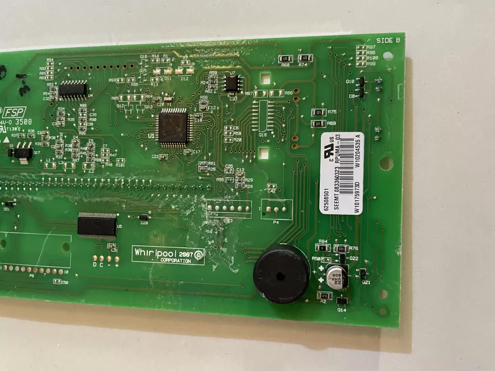 Whirlpool w10136787 Refrigerator Control Board Dispenser Panel AZ150119 | KM2252