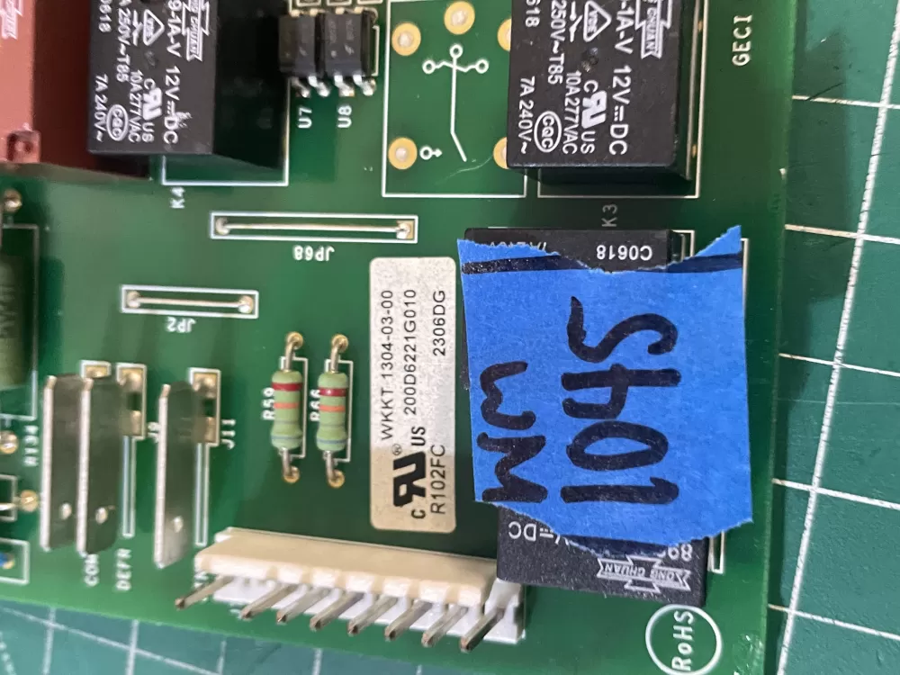 GE 200D6221G010 WR55X10552 Refrigerator Control Board AZ200879 | Wm1045