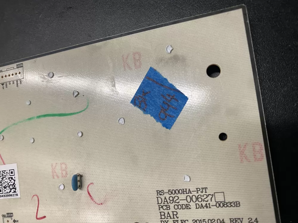 Samsung DA92 00627B Refrigerator Control Board Dispenser AZ19842 | BK944