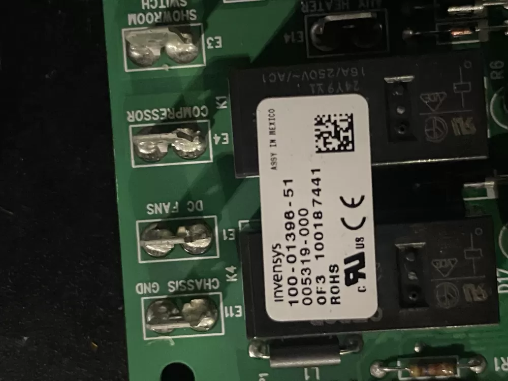 Viking 100-01396-51 Refrigerator Control Board AZ38256 | Wm511